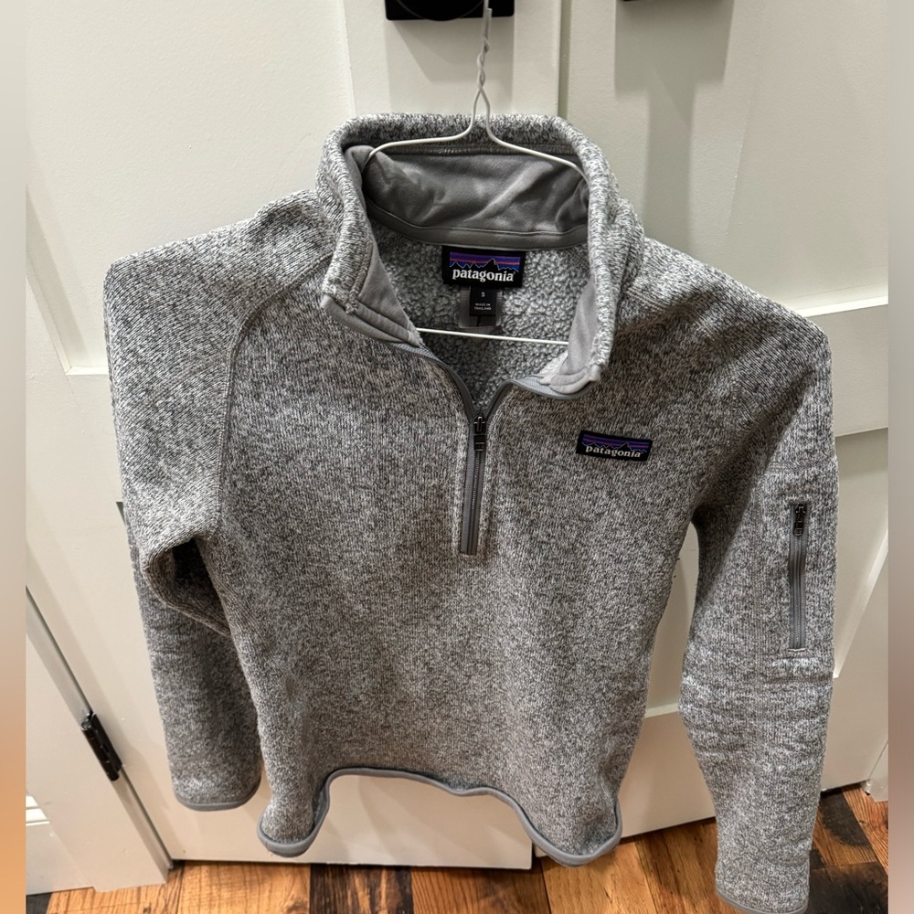 Patagonia Better Sweater 1/4-Zip Pullover Sweatshirt szS Women's Fleece Lined
